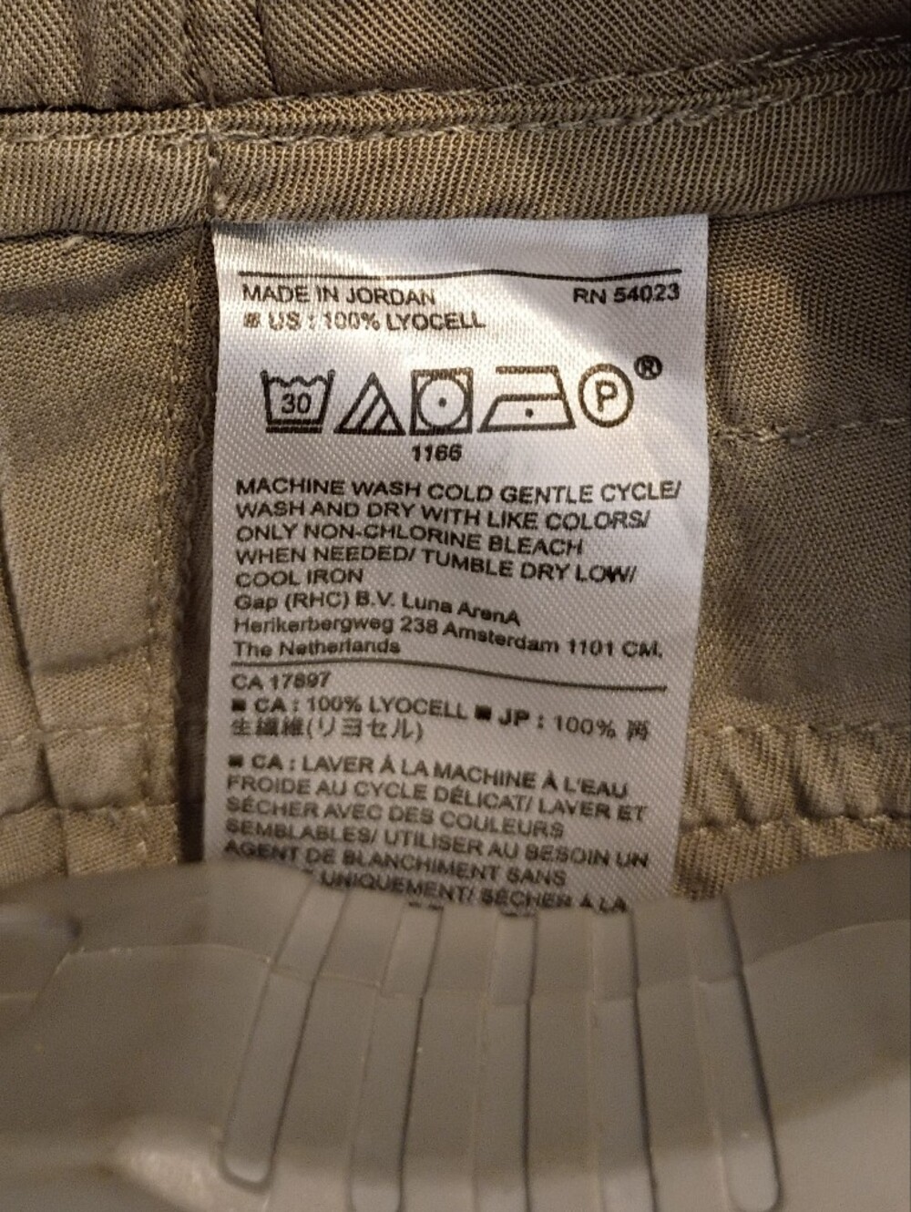 Banana Republic 100% Tencel Utility Pant Size 8P Sage Green Olive Cropped Barrel - Picture 6 of 7